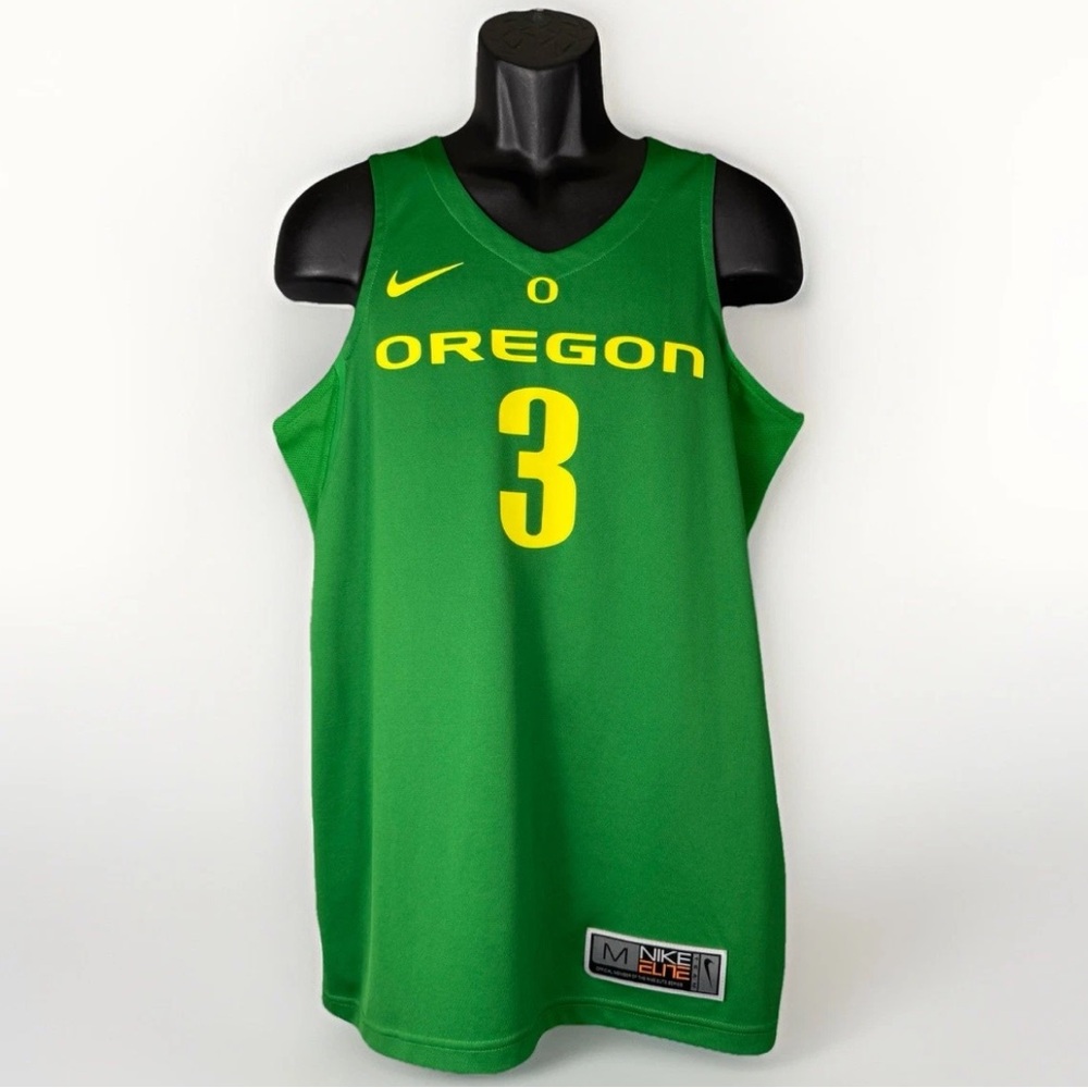 Nike Elite OREGON DUCKS #3 Payton Pritchard Basketball Jersey Green Adult Size M